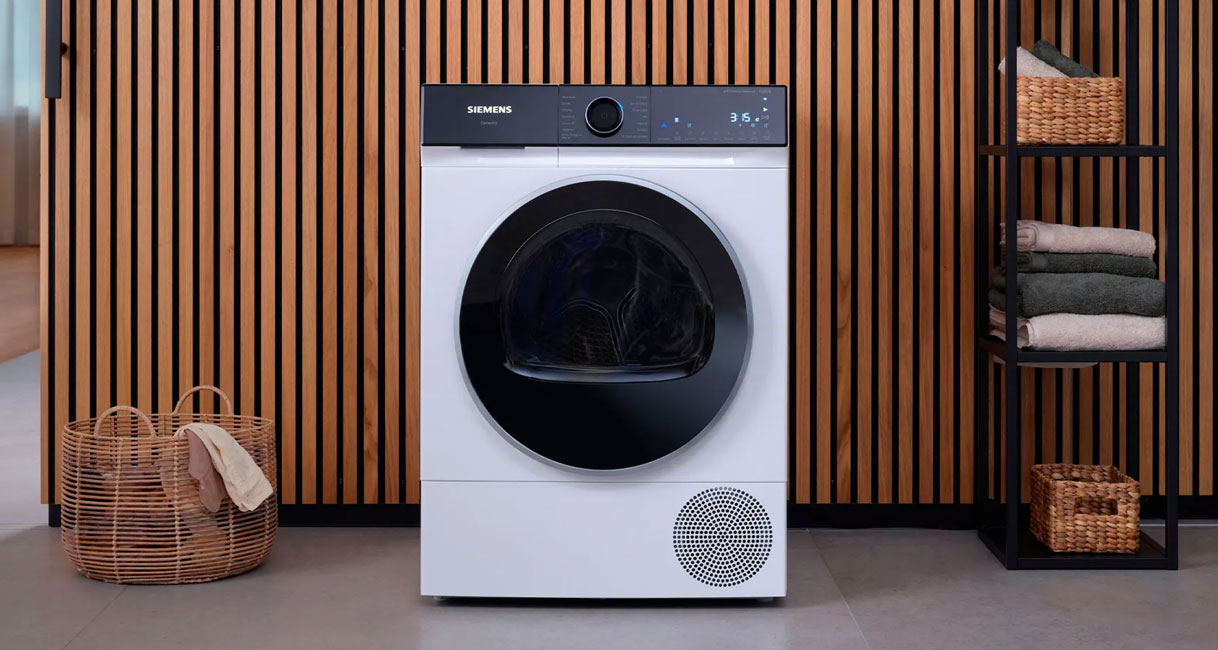 Droger geplaatst in droge goed geventileerde ruimte voor optimale levensduur