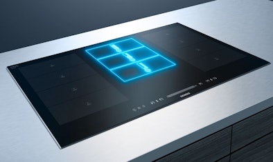 Verdeel je inductiekookplaat in drie verschillende verwarmingszones met powerMove Plus.