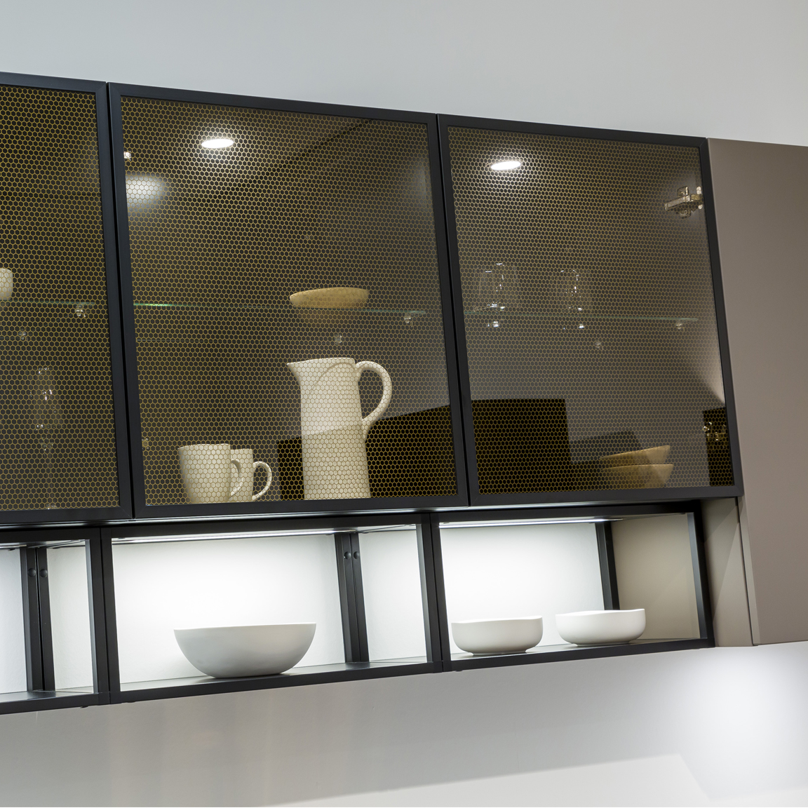 Glaskast met Quadrat Glass