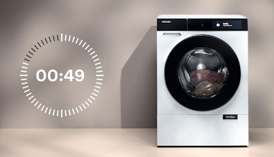 Miele W2 wasmachine QuickPowerWash 49 minuten timer TwinDos snel wassen