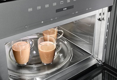 Miele inbouw magnetron met QuickStart functie voor direct vermogen