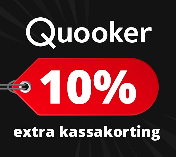 Quookers 10 procent extra korting