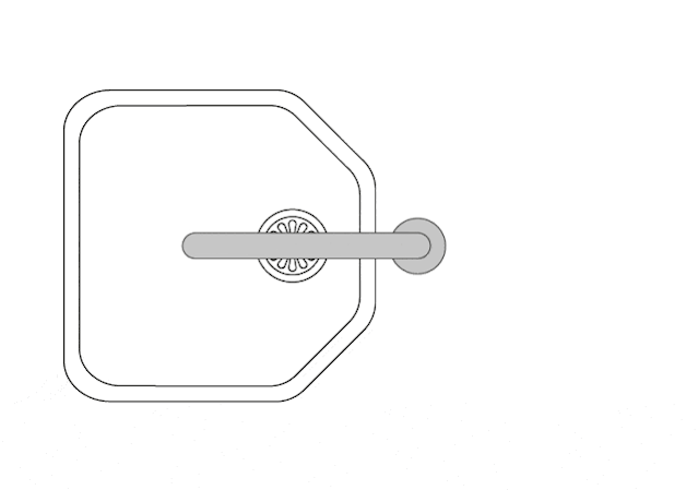 Quooker Fusion 360 graden draaibaar animatie.