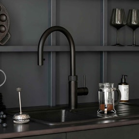 Quooker Fusion Round kraan in de kleur zwart