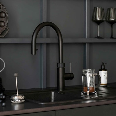 Quooker Fusion Round kraan in de kleur zwart