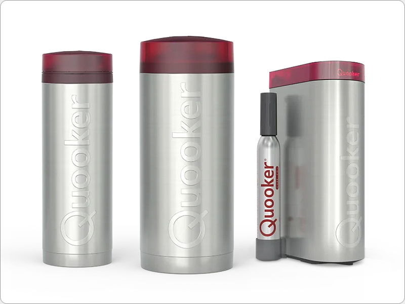 Quooker reservoirs op een rij: PRO3, COMBI+ en CUBE naast elkaar