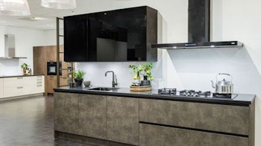 Rechte keuken - Moderne inbouwkeuken in onze showroom