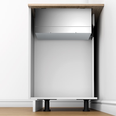 Recirculatie configuratie zonder buizen.