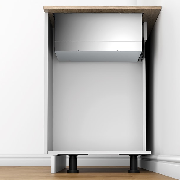 Recirculatie configuratie zonder buizen.