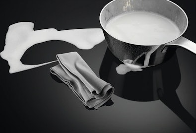 De ComboHob inductiekookplaat is eenvoudig te reinigen.