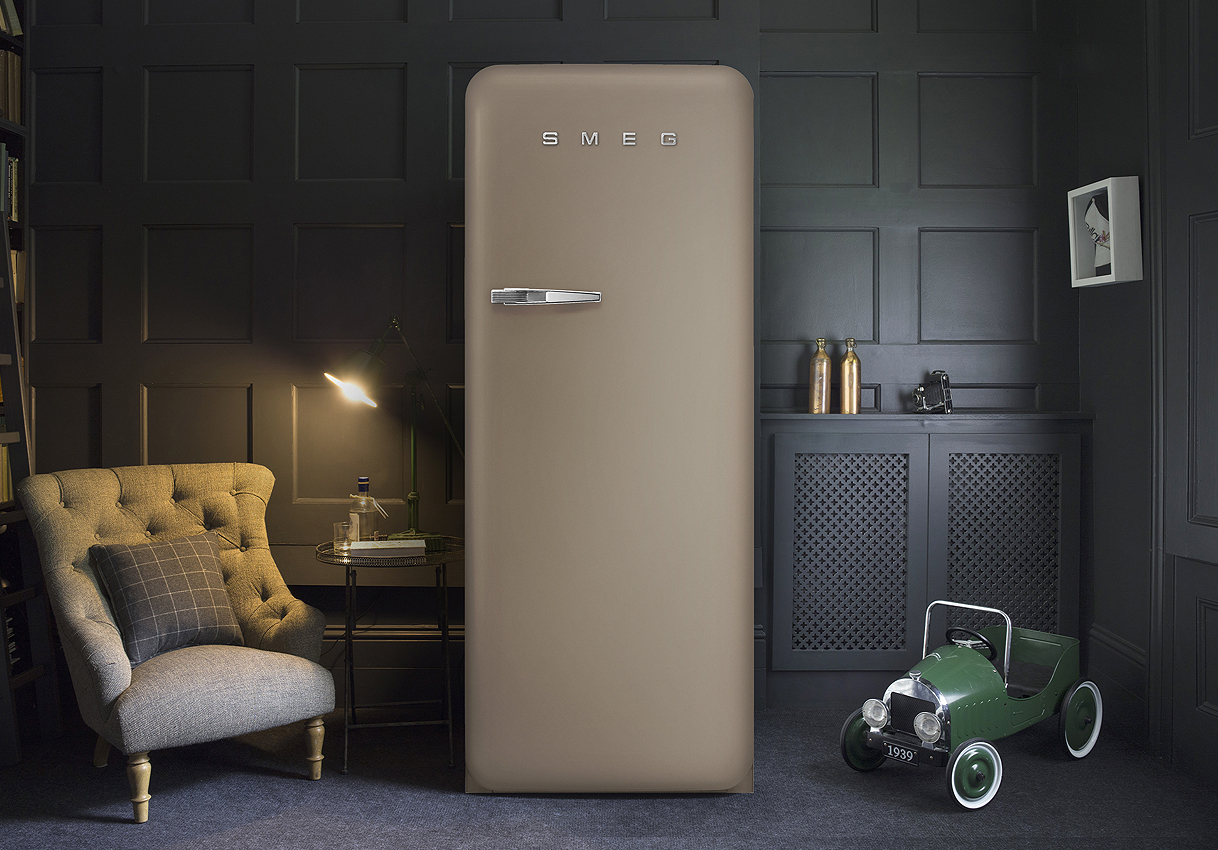 Retro koelkast in jaren 50 look van Smeg.