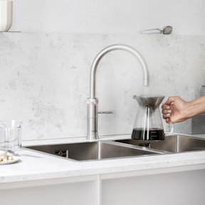 Roestvrij stalen Classic Fusion kokend-water-kraan