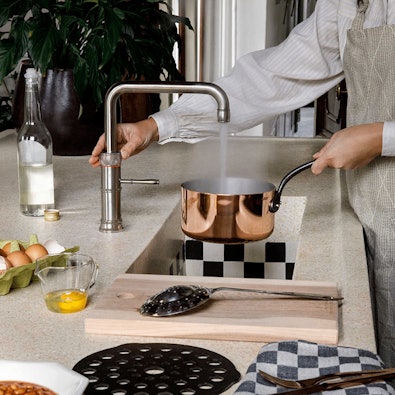 Roestvrijstalen klassieke Quooker kokend-water-kraan