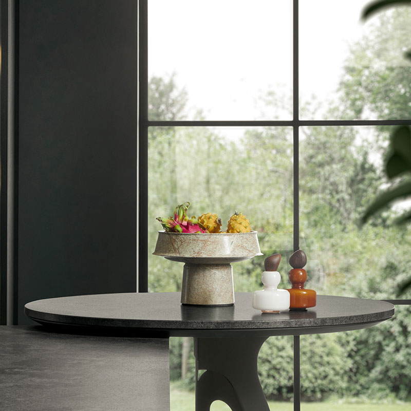 Ronde bar met detail