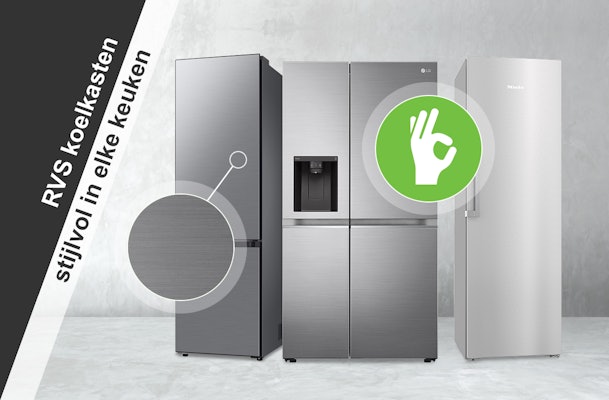 RVS koelkast kopen: grootste aanbod, laagste prijs!