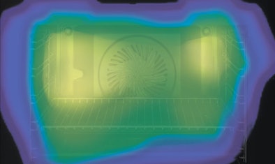 Door de Safe to Touch deur, blijft de buitenkant van de ovendeur relatief koel