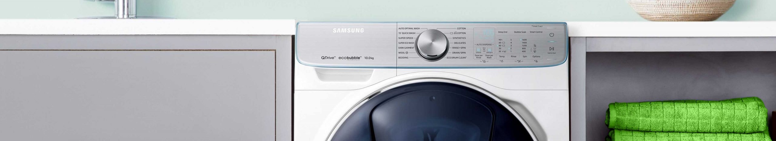 Samsung Eco Bubble wasmachine.