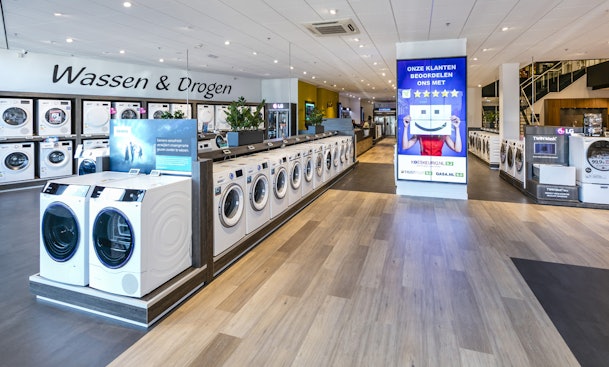 Samsung wasmachines in onze één van onze echte winkels