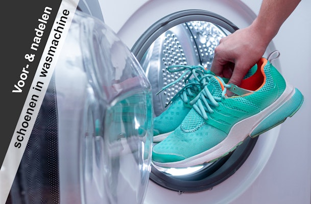 Schoenen wassen in de wasmachine?