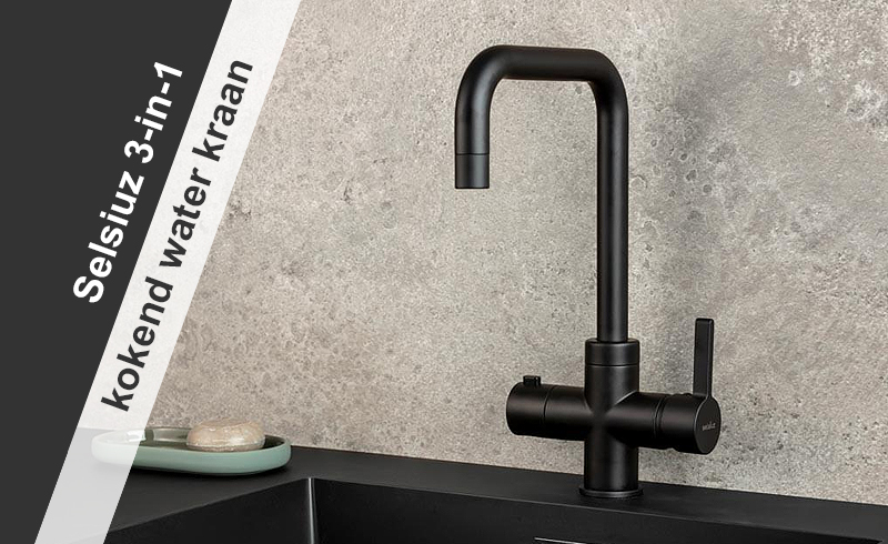 Selsiuz 3-in-1 kokend water kraan
