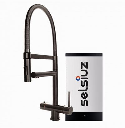 Selsiuz Gun Metal XL model met Combi boiler