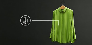 SensiDry warmtepomptechniek van AEG die op lagere temperatuur droogt en kleding beschermt