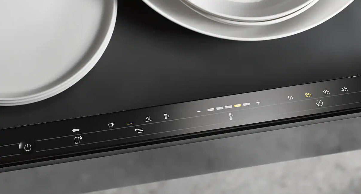 Miele warmhoudlade met SensorTouch bediening en DirectSensor technologie