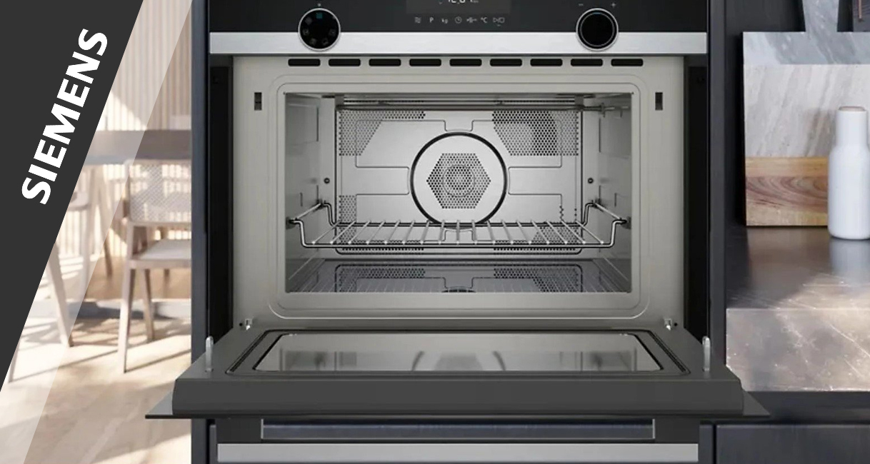 Binnenruimte van Siemens oven met activeClean technologie