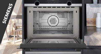 Binnenruimte van Siemens oven met activeClean technologie