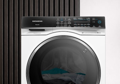 Siemens iQ700 wasmachine met iQdrive motor en i-Dos automatische dosering