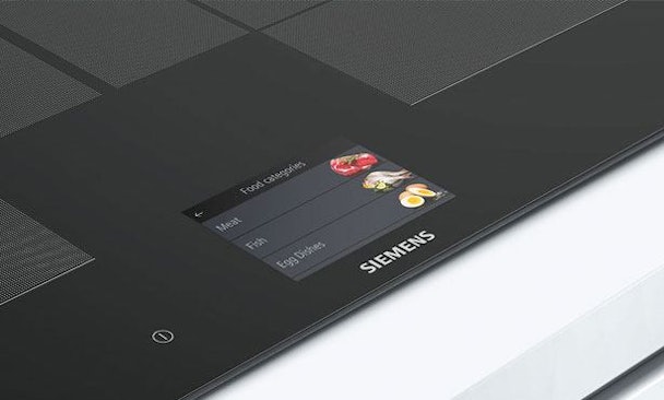 Siemens inductie kookplaat met TFT-display