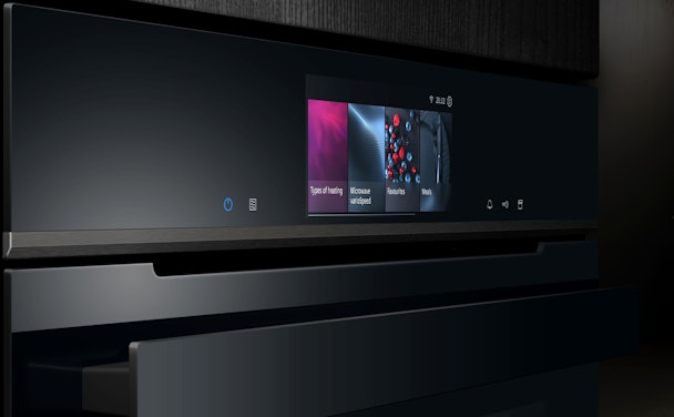 Bij het nieuwe Siemens studioLine oven design zijn elegantie en prestaties gecombineerd.