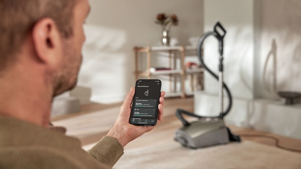 Slim verbonden met Miele@Home.