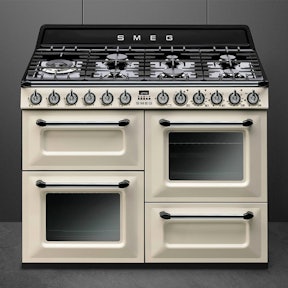 Smeg gasfornuis in créme kleur