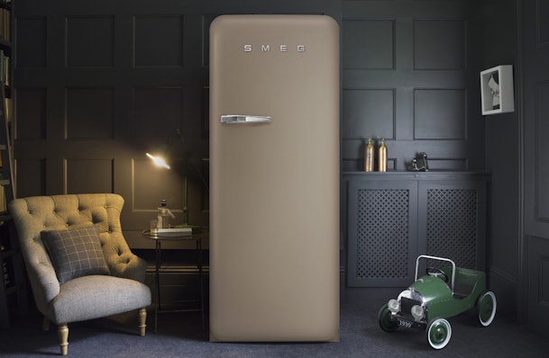 Smeg koelkast - De FAB28 cultkoelkast met matte afwerking
