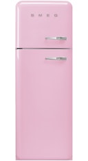 Smeg koelvriescombinatie roze