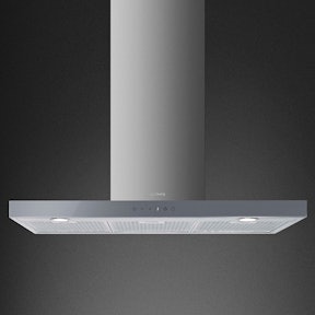 Wandschouw afzuigkap uit Smeg's Linea-serie