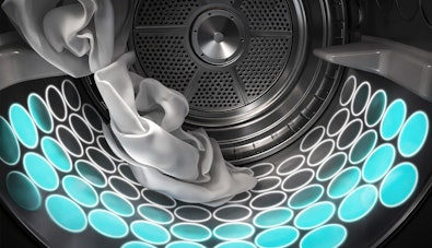 ASKO wasdroger trommel met Soft Drum technologie en ronde inkepingen voor zachte droging