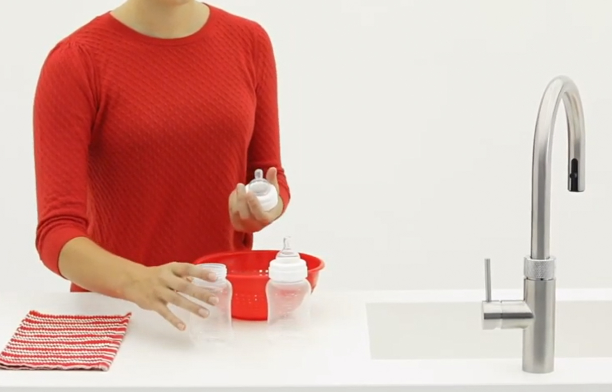 Speentjes en flesjes steriliseren