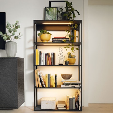 Stalen open wandkast