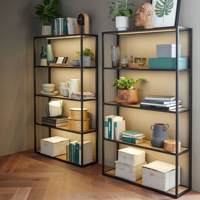 Stalen open wandkasten