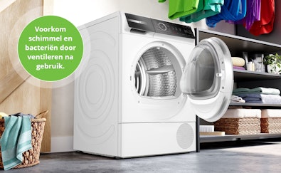 Voorkom stank door schimmel en bacteriën.