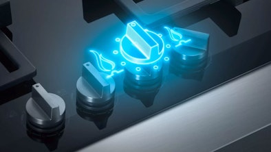 Koken op gas met stepFlame technology