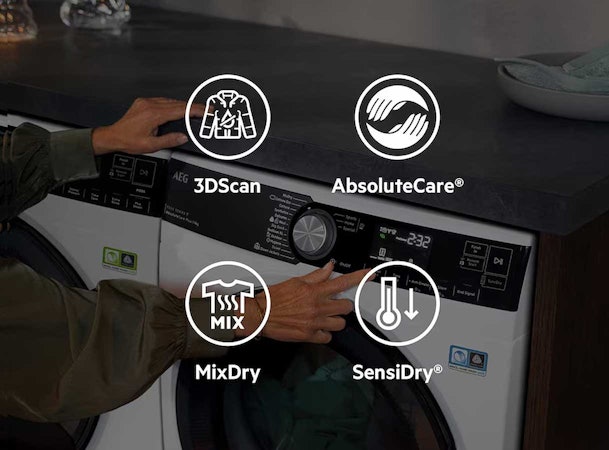 Technologieën AEG 9000 AbsoluteCare Plus drogers