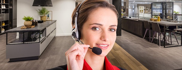 Telefonische een afspraak inplannen voor keukenadvies.