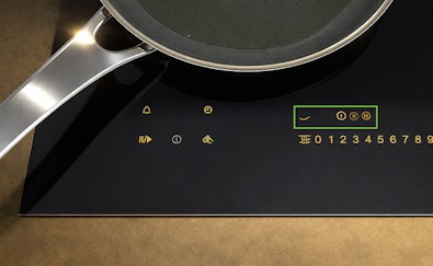 Miele inductiekookplaat met TempControl functie die de temperatuur nauwkeurig constant houdt