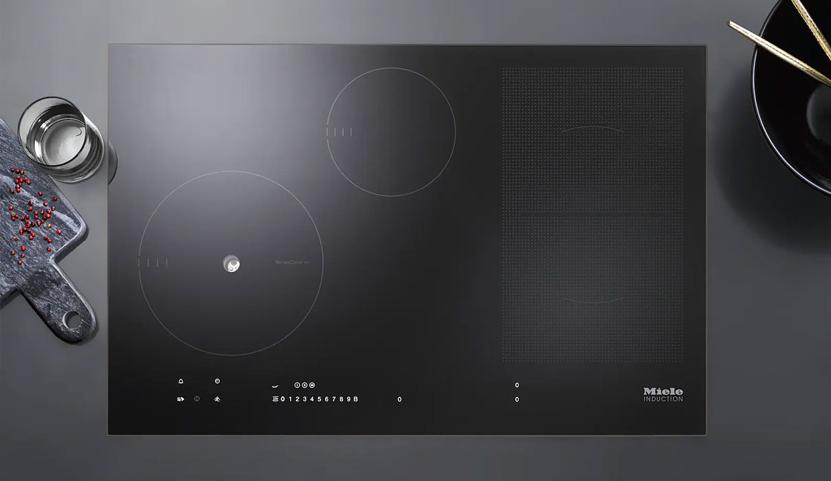 Miele TempControl inductiekookplaat automatische temperatuurregeling sensor technologie