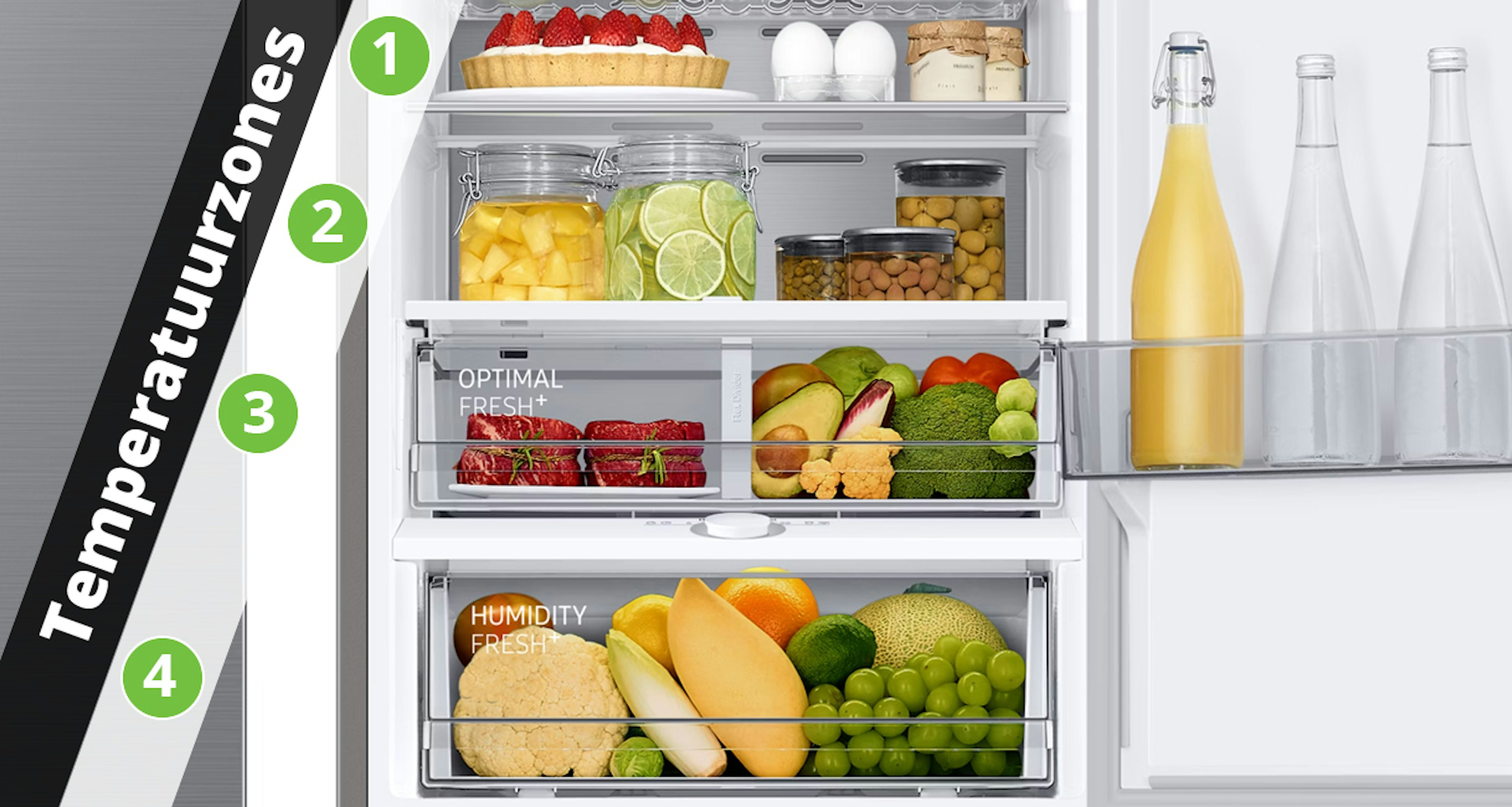 Temperatuurzones: welke producten bewaar je waar in de koelkast?