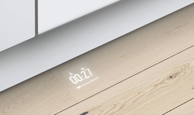 TimeLight: tijd en status op je keukenvloer.