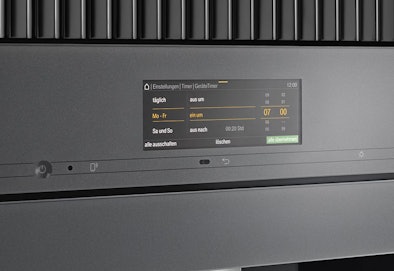 Miele koffiemachine met timerfunctie voor automatische koffiebereiding in de ochtend